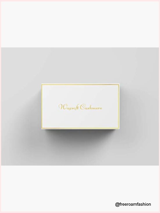 100% Cashmere Beanie Hat Oversized Slouchy Unisex Gift Box main image 4